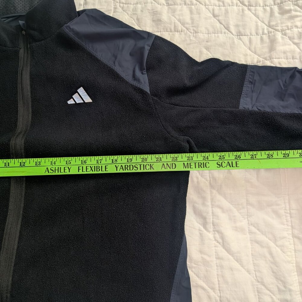 🏃➡️ Adidas Ultimate Running Conquer the Elements Jacket Men Fleece M EUC - Picture 6 of 7